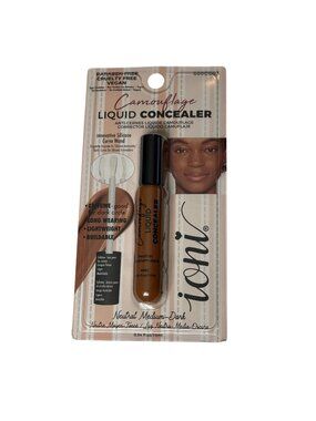 Ioni Camouflage Liquid Concealer Neutral Medium Dark Vegan New